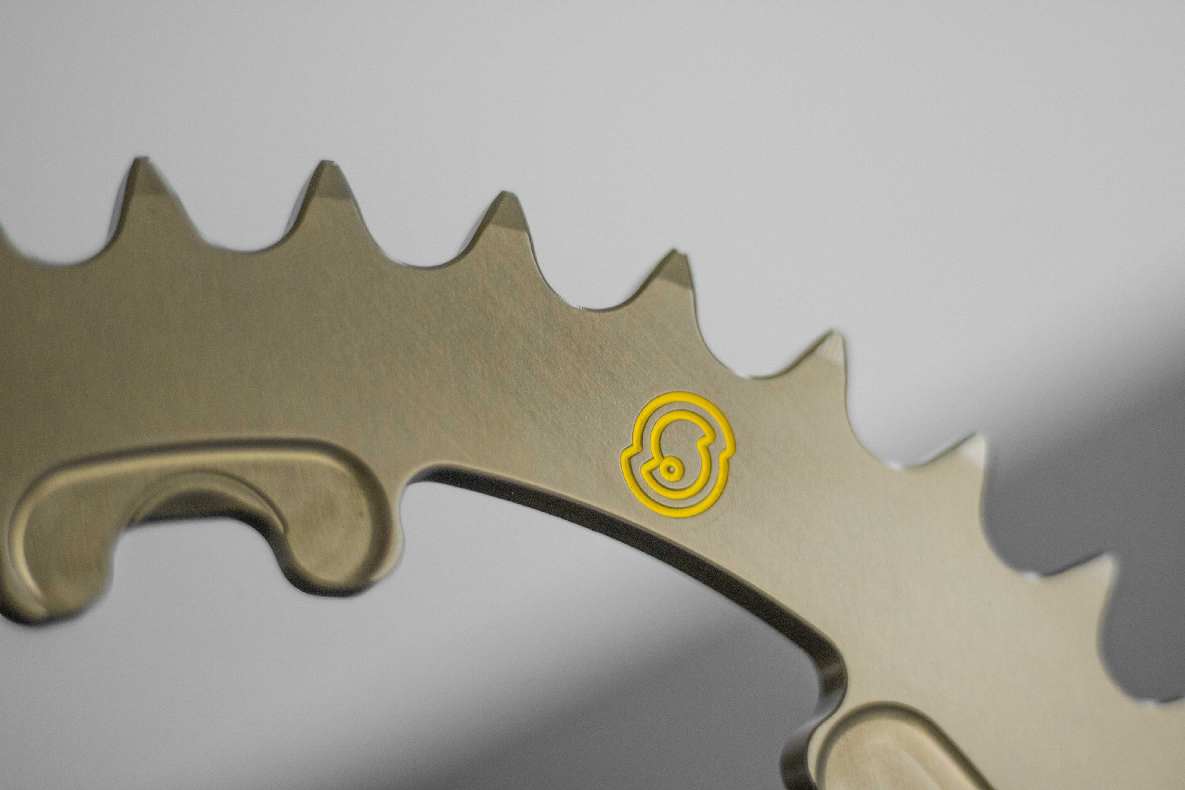 Sitta Alumínio Kettenrad 266D Quick Fit Cubo de Coroa Traseira – 37-46 Dentes, 520/525 Passo 