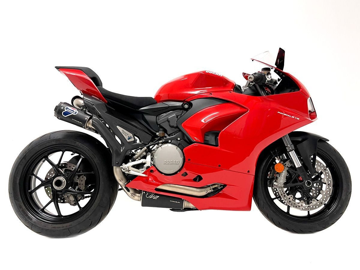Sistema de escape completo em aço inoxidável Termignoni SBK Replica Ducati Panigale V2 955 (20-24) D22009400INC 