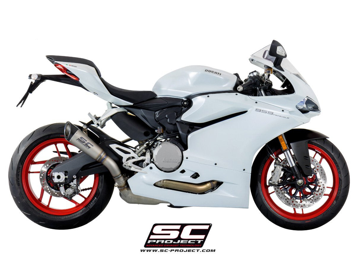 Escapamento SC-Project Slip-On RACE S1 para Ducati Panigale 959 (16-19) D20A-T41T 