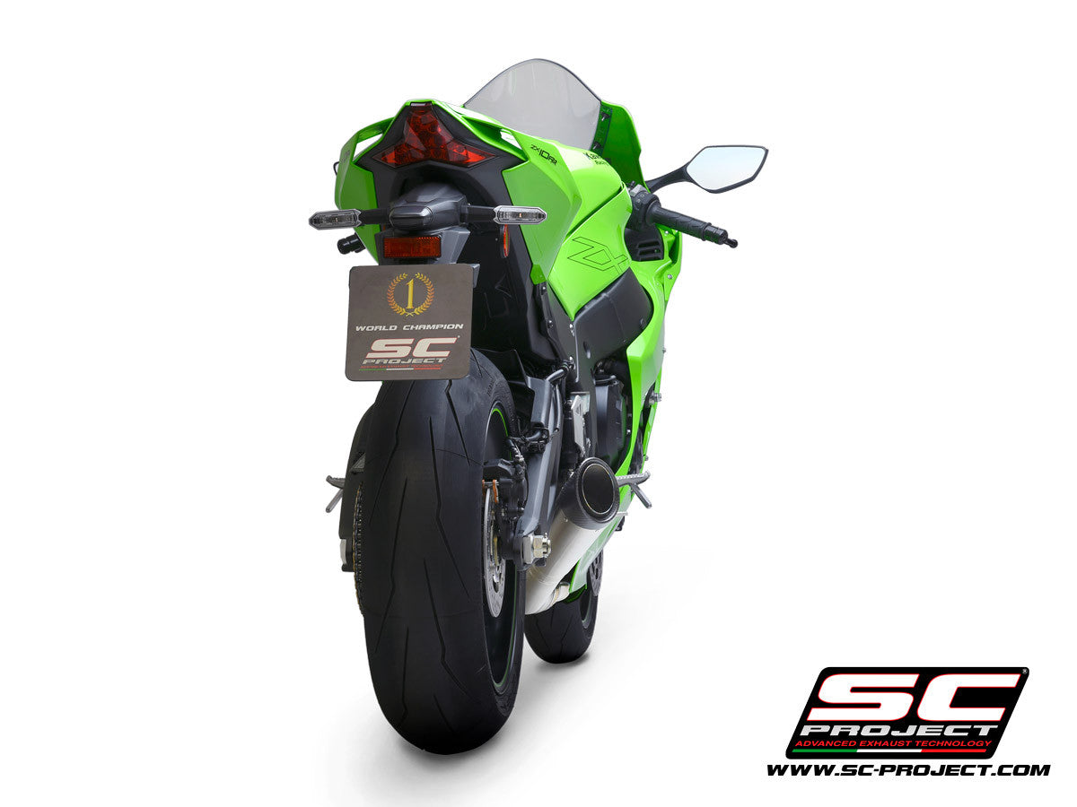 SC-Project Slip-On S1 + tubo de substituição KAT Kawasaki ZX-10 R/RR (21-25) K38A-DET41T 