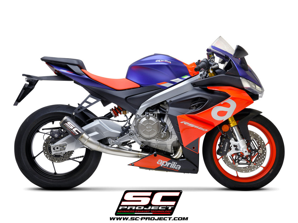SC-Project Titan complete system 2-1 CR-T Aprilia RS 660 (20-24) A23A-PTC36 