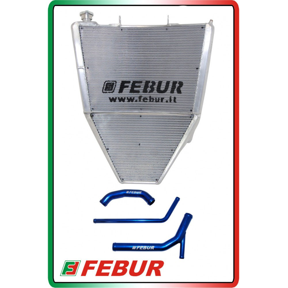 Radiador de corrida Wasserkühler Febur Kawasaki ZX-10 R/RR (16-20) FE1396S 