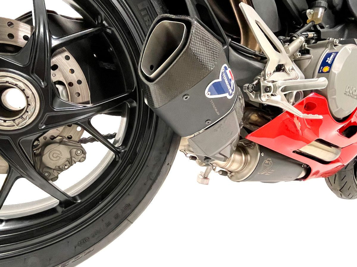 Sistema de escape semi-completo em aço inoxidável Termignoni para Ducati Panigale V2 955 (20-24) D22109440INC 