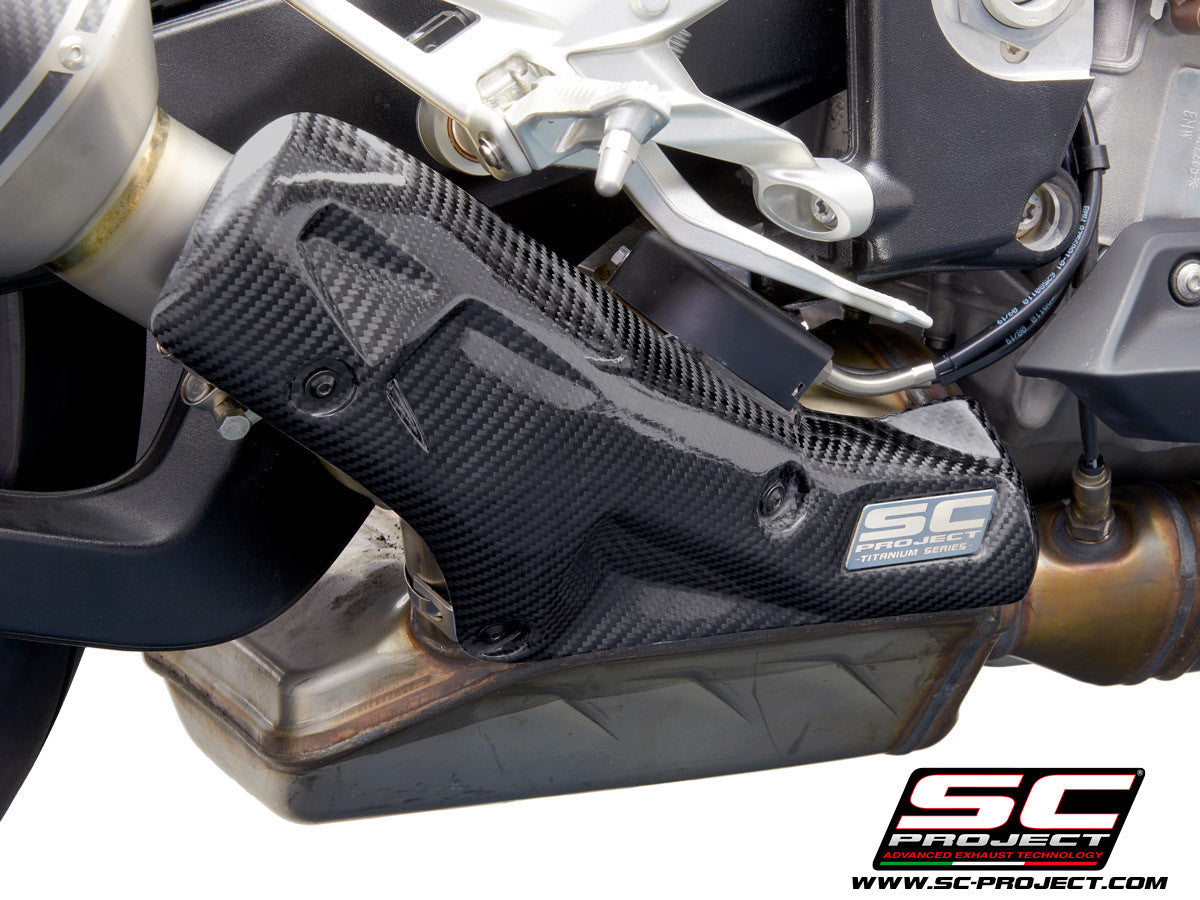 Proteção térmica em carbono Escape SC-Project Slip-On BMW S1000RR K67 (19-20) B33A-CP 