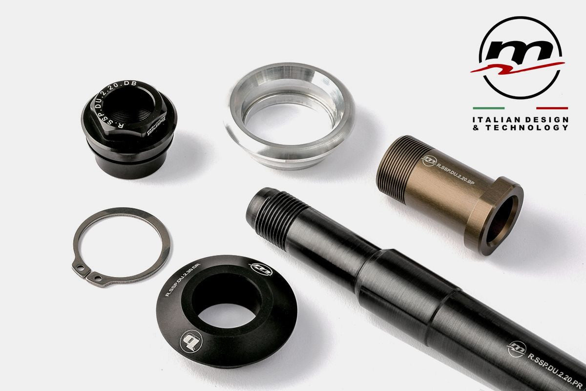 Front wheel axis quick change kit melotti racing ducati panigale v2 955 (20-24) ba-ssp.du.2.20.kprar