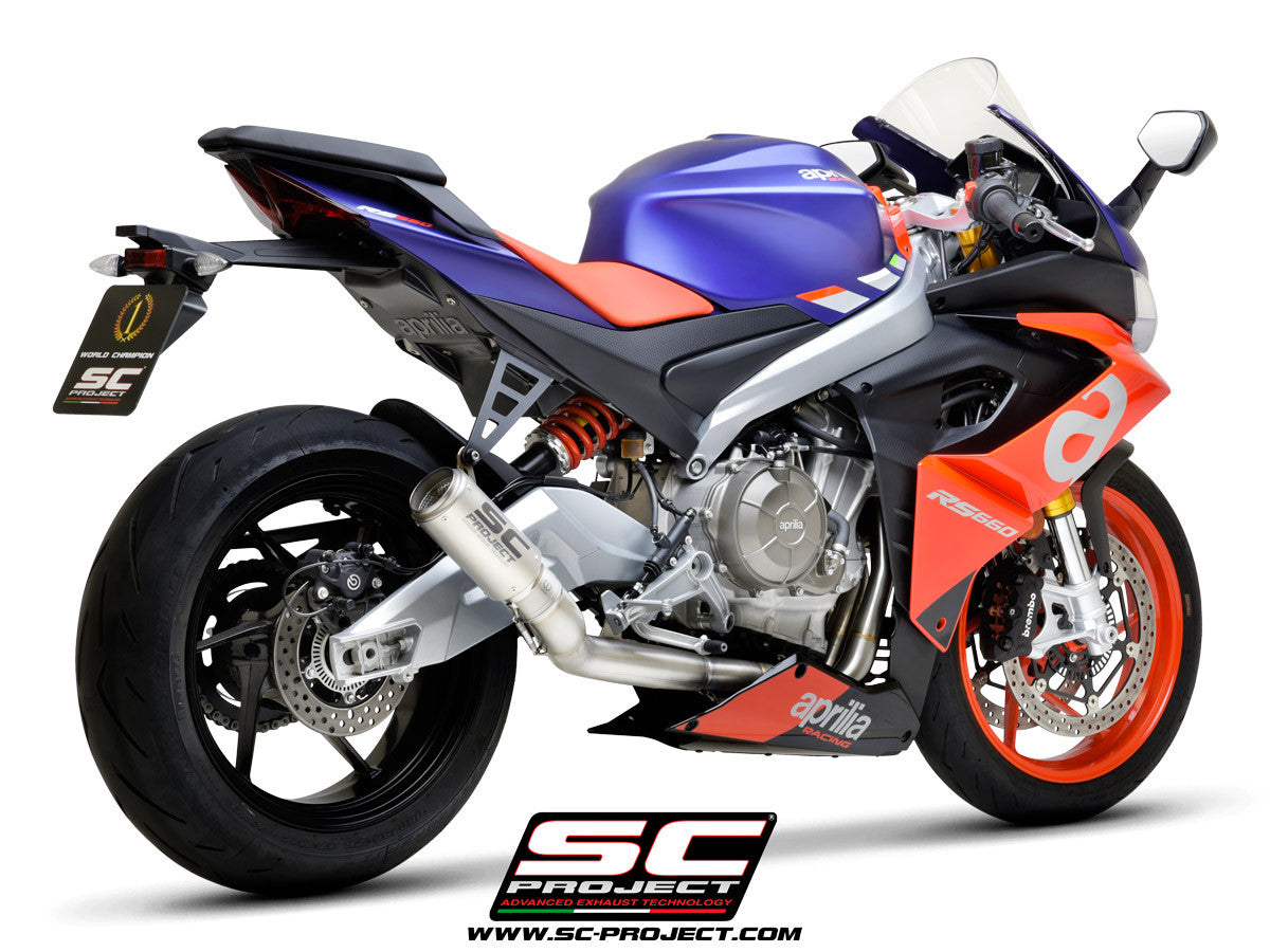 SC-Project Titan complete system 2-1 CR-T Aprilia RS 660 (20-24) A23A-PTC36 