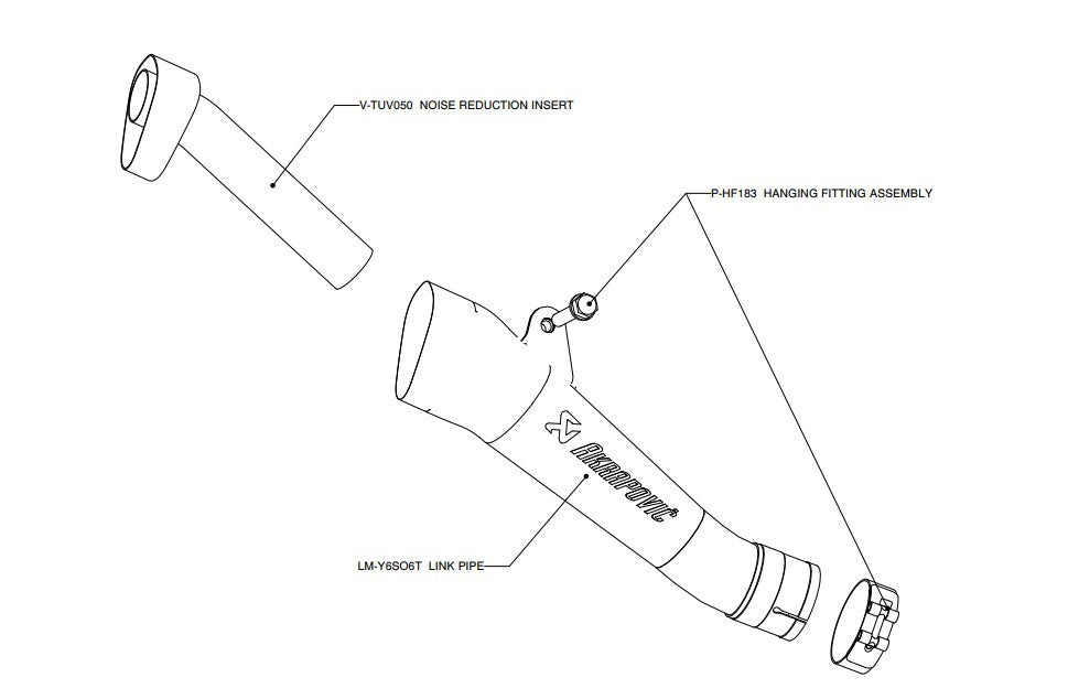 Akrapovic Slip-On Line (Titanium) Yamaha YZF-R6 (08-25) SM-Y6SO6T 