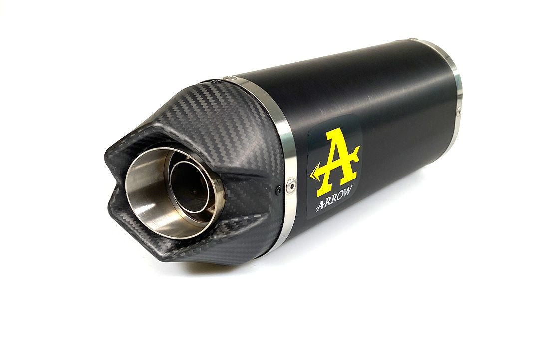 Escape Arrow Slip-On Indy Race Alumínio Escuro Aprilia RS 660 (20-24) 71929AKN 